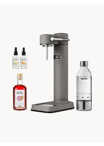 AARKE Sada výrobníku perlivé vody Carbonator 3, 5 dílů Šedá Š 16 cm, V 42 cm