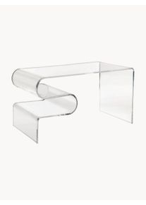 Iplex Konferenční stolek Curvy Transparentní Š 76 cm, V 42 cm, H 40 cm