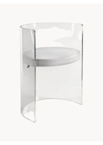 Iplex Židle Clooney Transparentní Š 55 cm, V 75 cm, H 48 cm