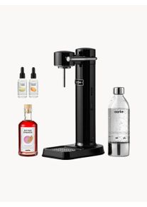 AARKE Sada výrobníku perlivé vody Carbonator 3, 5 dílů Černá Š 16 cm, V 42 cm