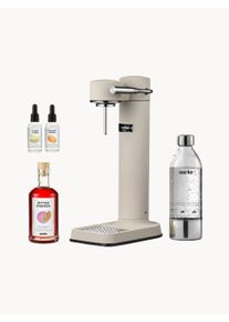 AARKE Sada výrobníku perlivé vody Carbonator 3, 5 dílů Béžová Š 16 cm, V 42 cm