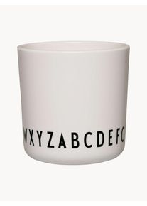 Design Letters Dětský pohárek ABC Bílá Umělá hmota Ø 8 cm, V 8 cm, 175 ml