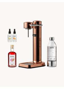 AARKE Sada výrobníku perlivé vody Carbonator 3, 5 dílů Červená Š 16 cm, V 42 cm