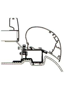 Thule Omnistor 6300/6200/6002/6900 Adapter für Mercedes Sprinter VW Crafter ab 2006 Camping