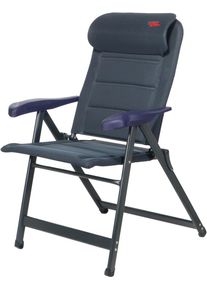Crespo Air Deluxe Compact AP/237 Campingstuhl Gartenstuhl Klappstuhl grau
