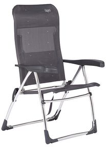 Crespo AL/206 Klappstuhl Campingstuhl Klappsessel Garten Terrasse dunkelgrau