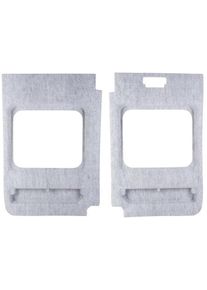 2er Set Hecktür Verkleidung Seitenverkleidung für Fiat Ducato ab Bj. 07/2006 grau