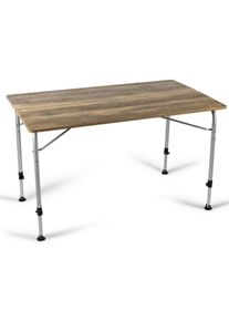 Dometic Zero Light Oak Campingtisch Outdoor-Tisch Gartentisch Esstisch 120x70x59-72cm One-Touch-System