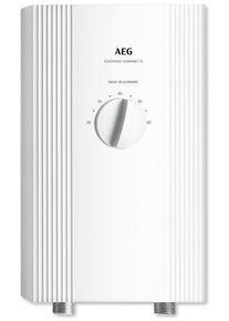 AEG DDLE Kompakt OT 11/13 Durchlauferhitzer Warmwasserbereiter Übertischmontage 13kW elektronisch weiß