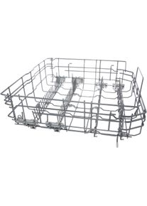 Bosch Siemens 00773256 Geschirrkorb unten, Dunkelgrau komplett, 8 Klappstachel, hohe Rückwand, dicke Drähte,, Ballends, Mattenabsenkung, Einzelteile s