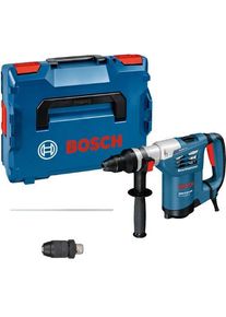 Bosch GBH 4-32 DFR Professional Bohrhammer mit SDS plus, 900W, 4,2 J, mit Tiefbohranschlag, L-BOXX und weiterem Zubehör (0611332104)