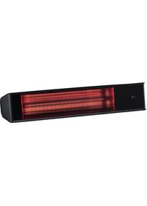 Burda BRELG2000RDW-1 RELAX GLASS COMPACT Infrarotstrahler, 2000W, schwarz (333957)