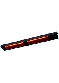 Burda BRELG3000RD-1 RELAX GLASS, Infrarot-Kurzwellenstrahler, Dimmer, 3000W, Fernbedienung, schwarz (333954)