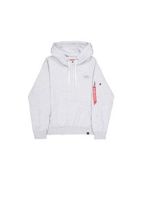 Alpha Industries Muži Mikina šedá / černá 4XL