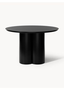 Kulatý jídelní stůl Keva, Ø 120 cm Černá Dřevo Ø 120 cm | Westwing Collection