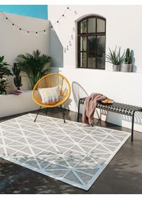 benuta Pop Vnitřn&iacute; a venkovn&iacute; koberec Orion &Scaron;ed&aacute; 120x170 cm Geometrick&eacute;