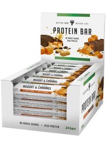 Trec Nutrition Protein Bar, 24 x 46 g Riegel, Nougat & Caramel