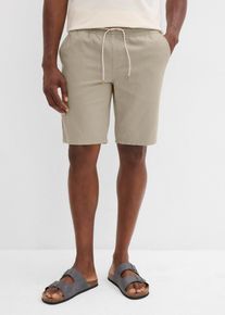 Bermudy bez zapínání z čisté bavlny Regular Fit | Zelená | Vel. 60 | 100% bavlna| bonprix