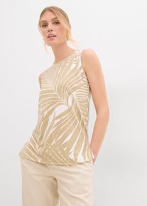 Top s postrann&iacute;mi rozparky | B&iacute;l&aacute; | Vel. 40/42 (M) | visk&oacute;za| bonprix