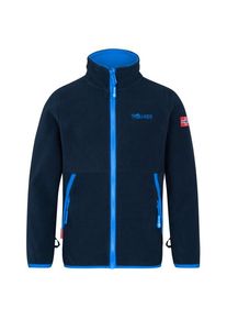 Trollkids Kid's Storfjord Jacket Fleece jacket Kids (128, blue)