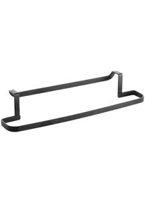 Metaltex Galileo Lava Handtuchhalter, schwarz