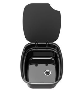 Thetford Argent bowl Spüle, Emaille schwarz, 63x47x15,3cm