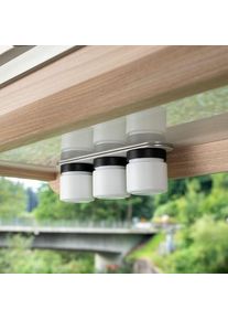 silwy Feinkost-Magnetgläser inkl. Leiste, 125ml, all white