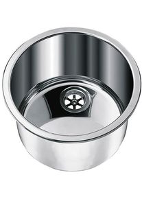 carbest Edelstahl Spüle, zylindrisch
