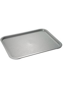 APS Fast Food-Tablett, 41x30,5x2cm, silber