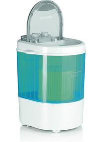 Easy Maxx EASYmaxx Mini-Waschmaschine, 260W, f&uuml;r 3kg, wei&szlig;/blau