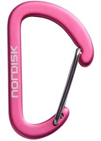 Nordisk Karabiner, klein, Aluminium, 12er-Pack, cherry