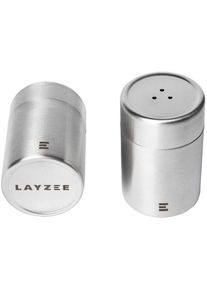 Layzee Salz- & Pfefferstreuer, 2er Set, Edelstahl