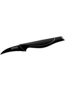 Nirosta Wave Schälmesser, 7cm, schwarz