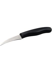 Nirosta Fit Schälmesser, edelstahl, schwarz