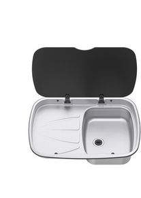 Thetford Argent Sink Edelstahl-Spüle, 9,5L, Spülbecken rechts