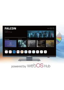 Falcon WebOS SMART Camping TV 27" (68cm), DVD, Full HD, Wifi, BT 5.0, Triple Tuner S2/T2C