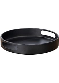Wenko Susie Drehbares Tablett, schwarz matt