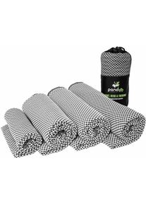 Pandoo Bambus-Handtuch, Gr. M, dunkelgrau