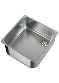 carbest Edelstahl Spüle, quadratisch