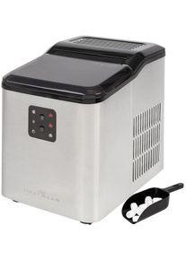 ProfiCook PC-EWB 1253 Eiswürfelbereiter, 1,5 L, Edelstahl/schwarz (501253)