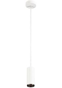 SLV NUMINOS PD PHASE S Indoor LED Pendelleuchte 60°, 10,42W, 980lm, 2700K, weiß/schwarz (1004152)
