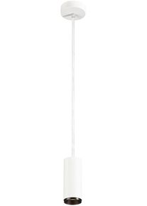 SLV NUMINOS PD DALI S Indoor LED Pendelleuchte 60°, 10,42W, 980lm, 2700K, weiß/schwarz (1004440)