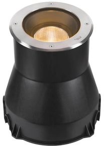 SLV DASAR 2.0 L Outdoor Bodeneinbauleuchte, LED, rund, 24°, 3000K, DALI, edelstahl (1007243)