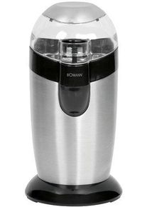 Bomann KSW 445 CB Kaffeemühle, 120W, für 40g/20 Tassen, edelstahl