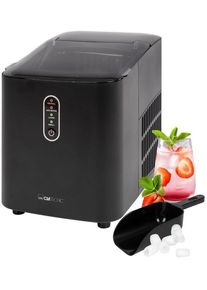Clatronic EWB 3798 Eiswürfelbereiter, 1,1 L Wassertank, 2 Eiswürfelgrößen, schwarz (263993)