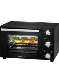 Clatronic MBG 3726 Multi-Backofen,1300 W, 20L, 4-stufig, Timer, Kontrollleuchte, schwarz (263900)