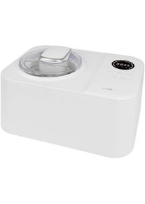 Clatronic ICM 3784 Eiscreme-Maker, 1200 ml, 3 Programme, vollautomatischer Kühlung, weiß (263982)