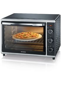 Severin TO 2058 Back- und Toastofen, 1800 W, Garraum 42 l, schwarz