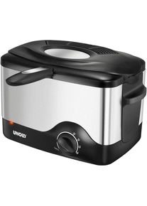 Unold Elektro Unold 58615 Fritteuse, 1200W, edelstahl-schwarz