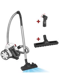 PROFICARE PC-BS 3110 Bodenstaubsauger, 700 W, beutellos, HEPA-Filter, weiß (331100)